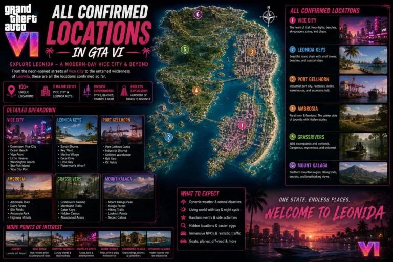 All Confirmed Locations
