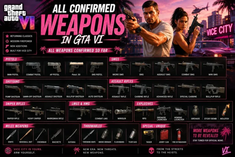 All Confirmed Weapons