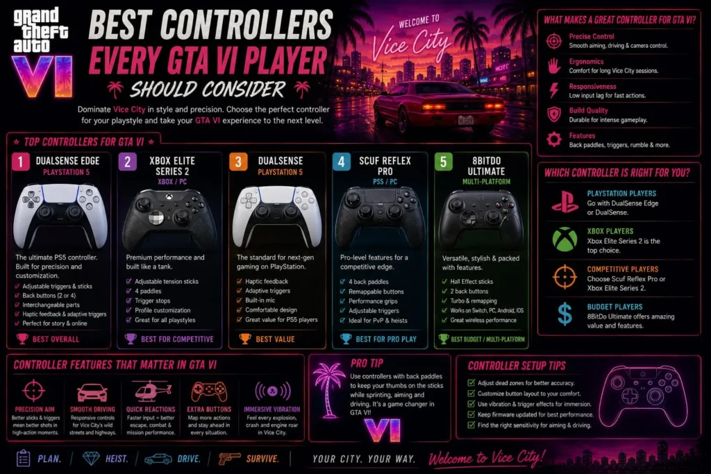 Best Controllers Every GTA VI Player Should Consider