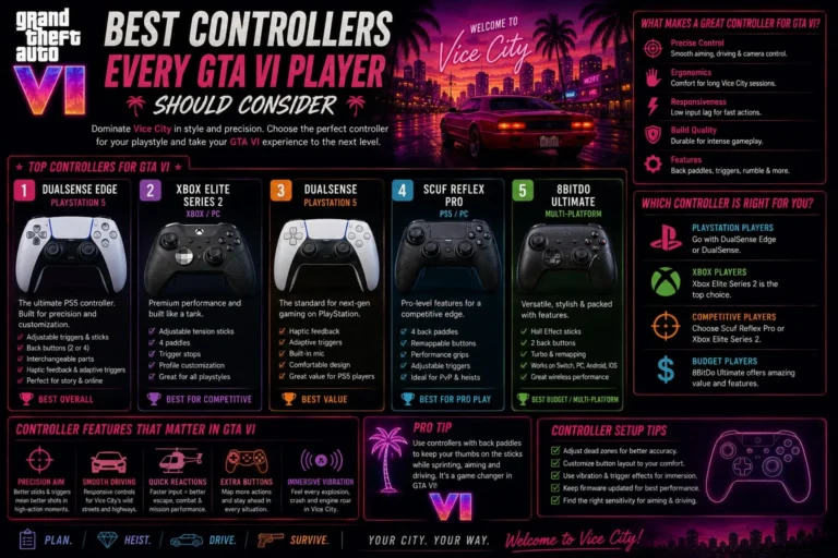 The Best Controllers Every GTA VI Player Should Consider 2 Best Controllers Every GTA VI Player Should Consider