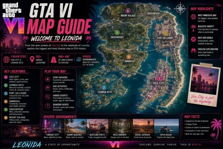 GTA VI Map Guide