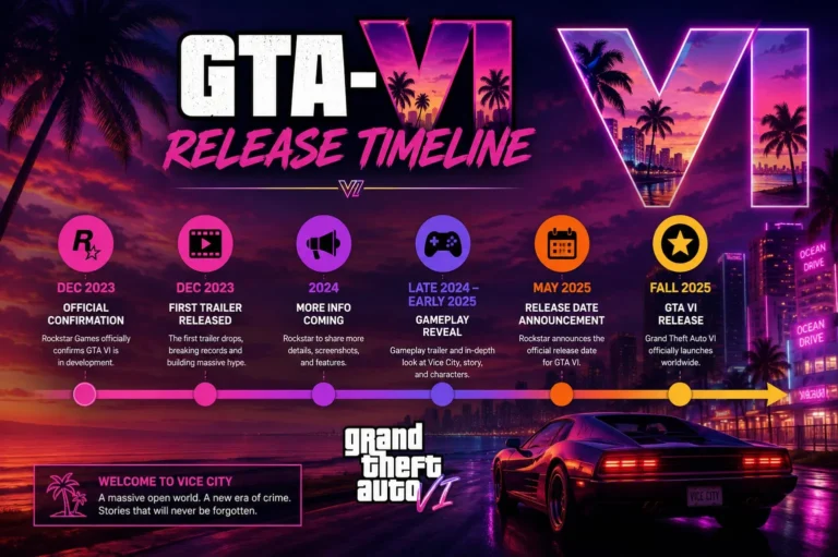 GTA VI Release Timeline