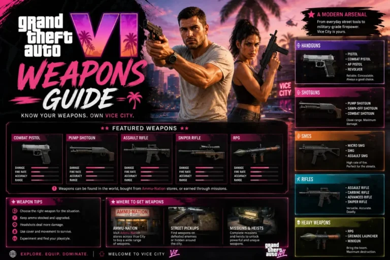 GTA VI Weapons Guide